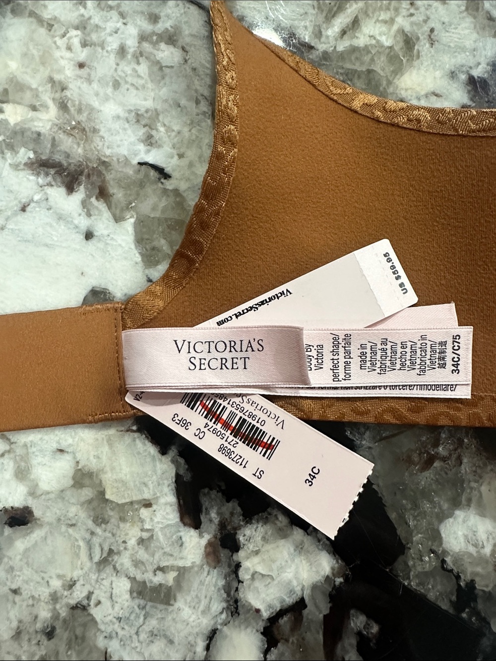 Victoria's Secret Copper Leopard Underwire Bra - Picture 3 of 5